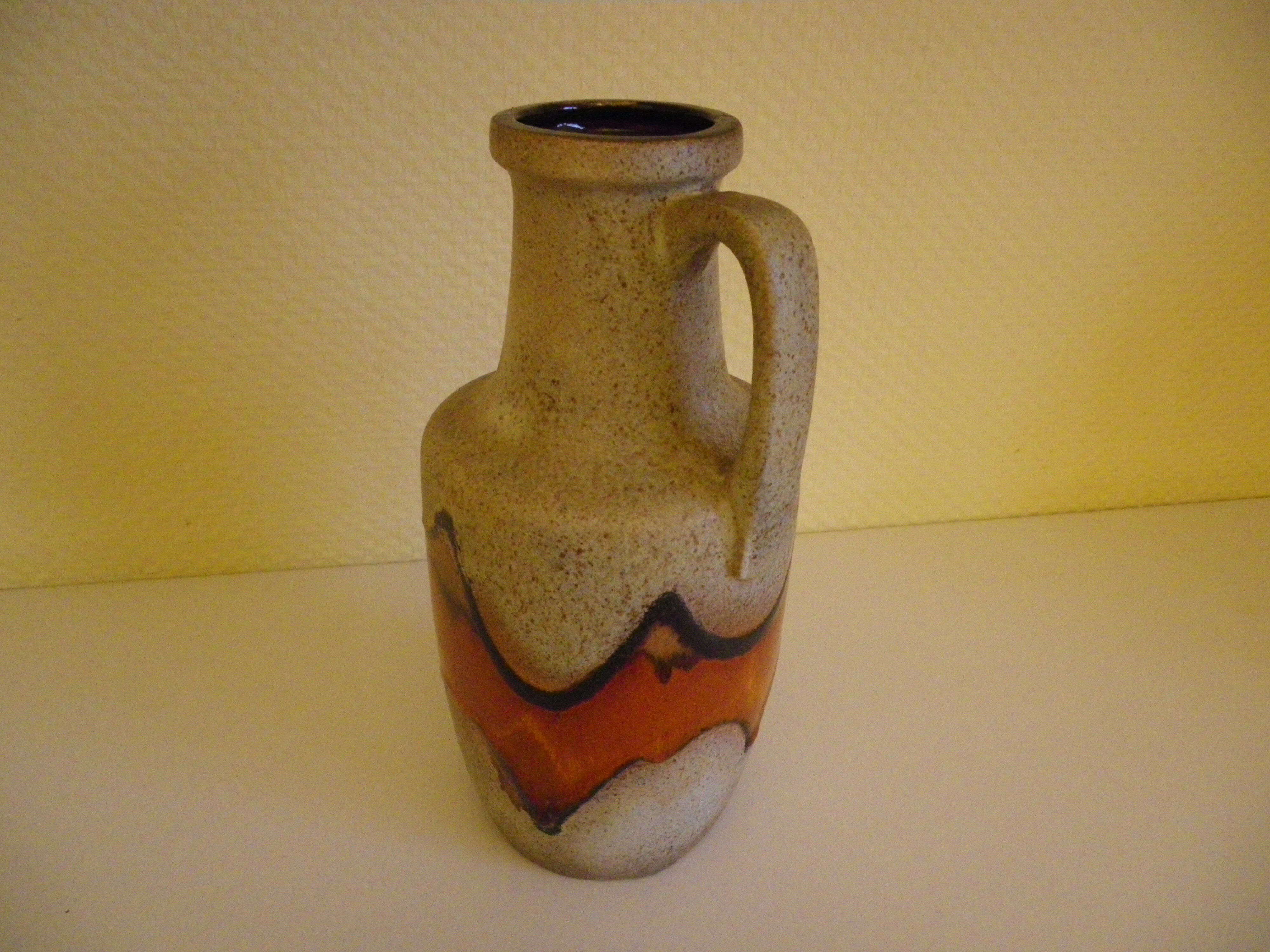 W. Germany ceramic vase, Model 404-26, 60s