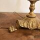 Brass Lamp Base Vintage Louis XV Empire Style Claw Feet