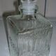 Square cap glass carafe