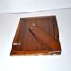 Old photo frame in wood and silver hallmark 800 - guilloche frame 16x20.5