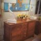 Buffet de sinistré René Gabriel vintage pieds compas