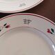 Service 14 plates 1 ceramic dish from St Amand
