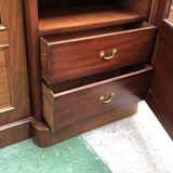 Mahogany victorian nineteenth bookcase