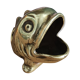 Ashtray bronze fish England