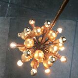 Atomic Brass Ceiling Suspension by Dorothee Becker for Cosack, 1970s.