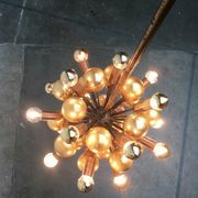 Atomic Brass Ceiling Suspension by Dorothee Becker for Cosack, 1970s.