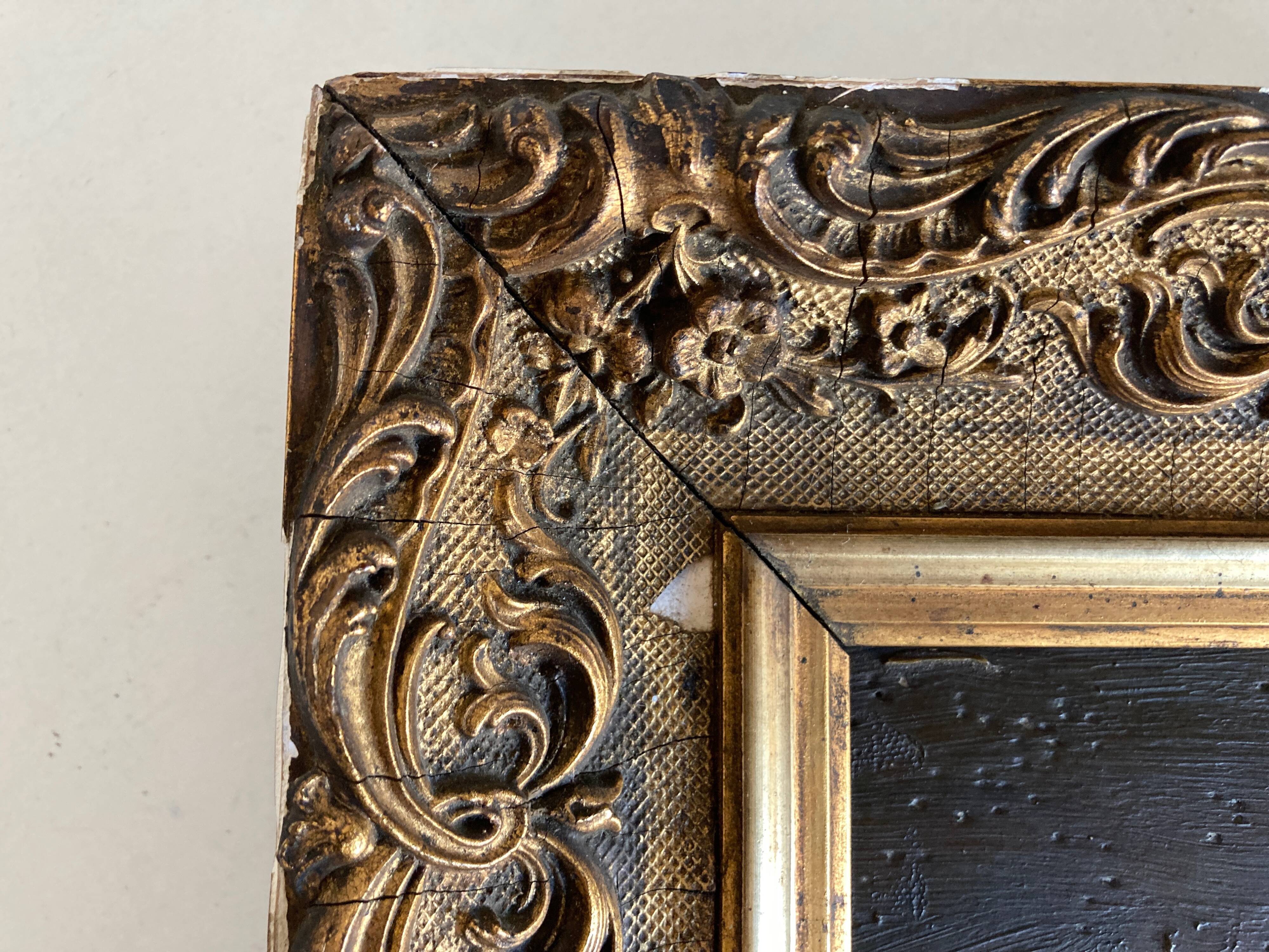 Les pavots huile sur bois portrait de fleurs 19e
