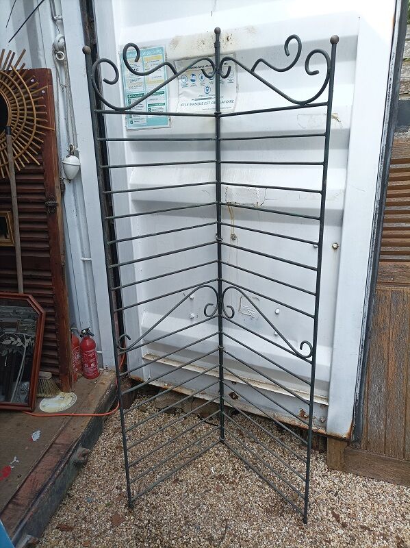 Grid pare view tutor plant holder flowers patinated metal dpm 0823444