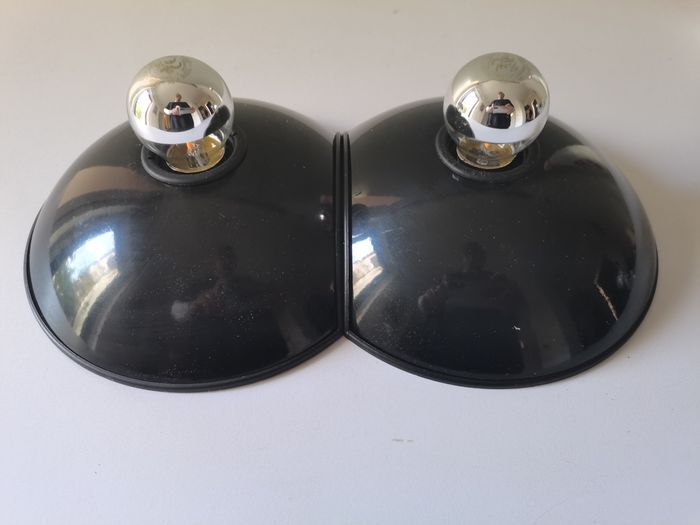 Pair of Italian design wall lamps T. Cimini for Lumina - "Emi"