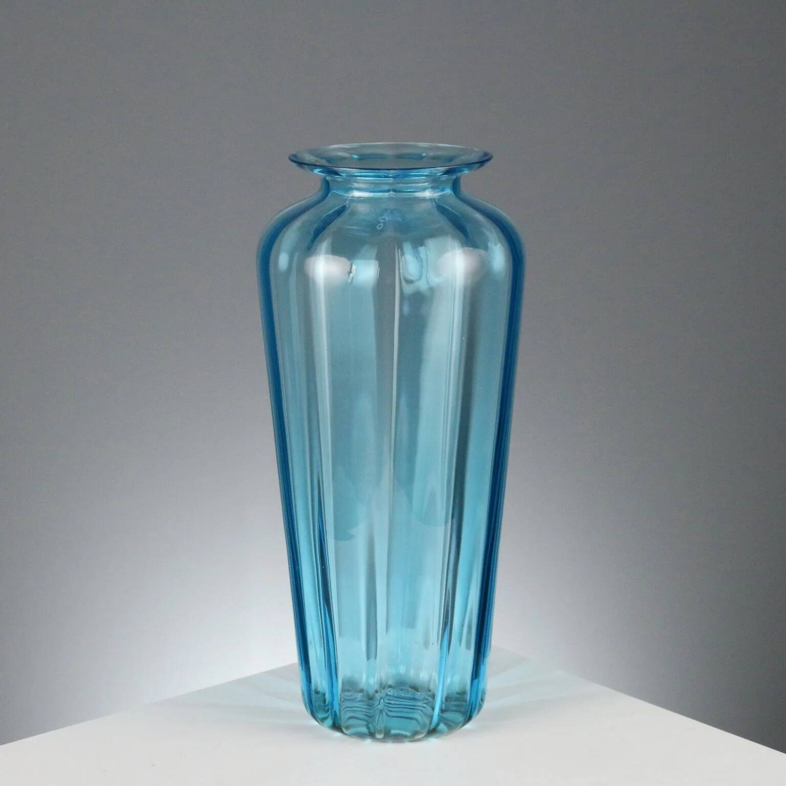 Vintage blown glass vase Auras, Venice, Italy, 1980s