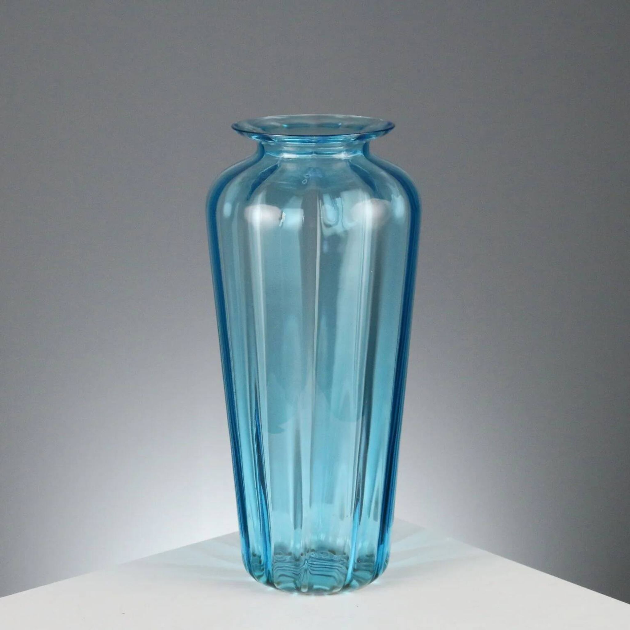 Vase vintage en verre soufflé Auras, Venise, Italie, années 1980