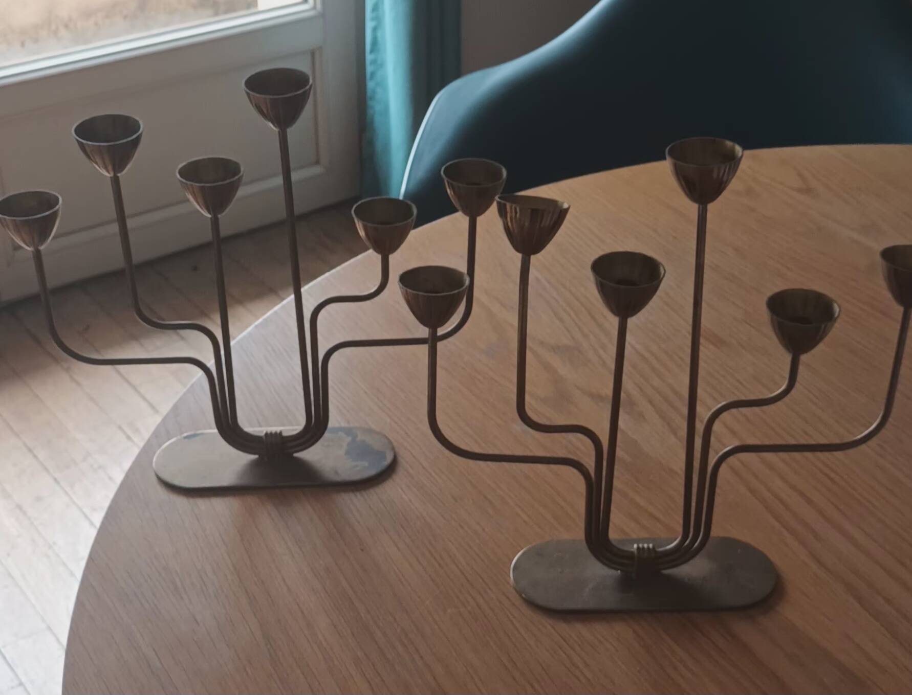 Scandinavian Chandelier Gunnar Ander – Ystad Metall Edition 1960