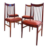 Rosewood chair and leather model 422 by Arne Vodder
