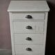 Small wooden chest of drawers vintage retro patinated bohemian 1950s