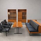 Retro sofa, armchairs & table, 1960s, “Belmondo”, Czechoslovakia