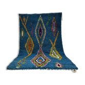 Tapis marocain bleu sarcelle 150/250cm
