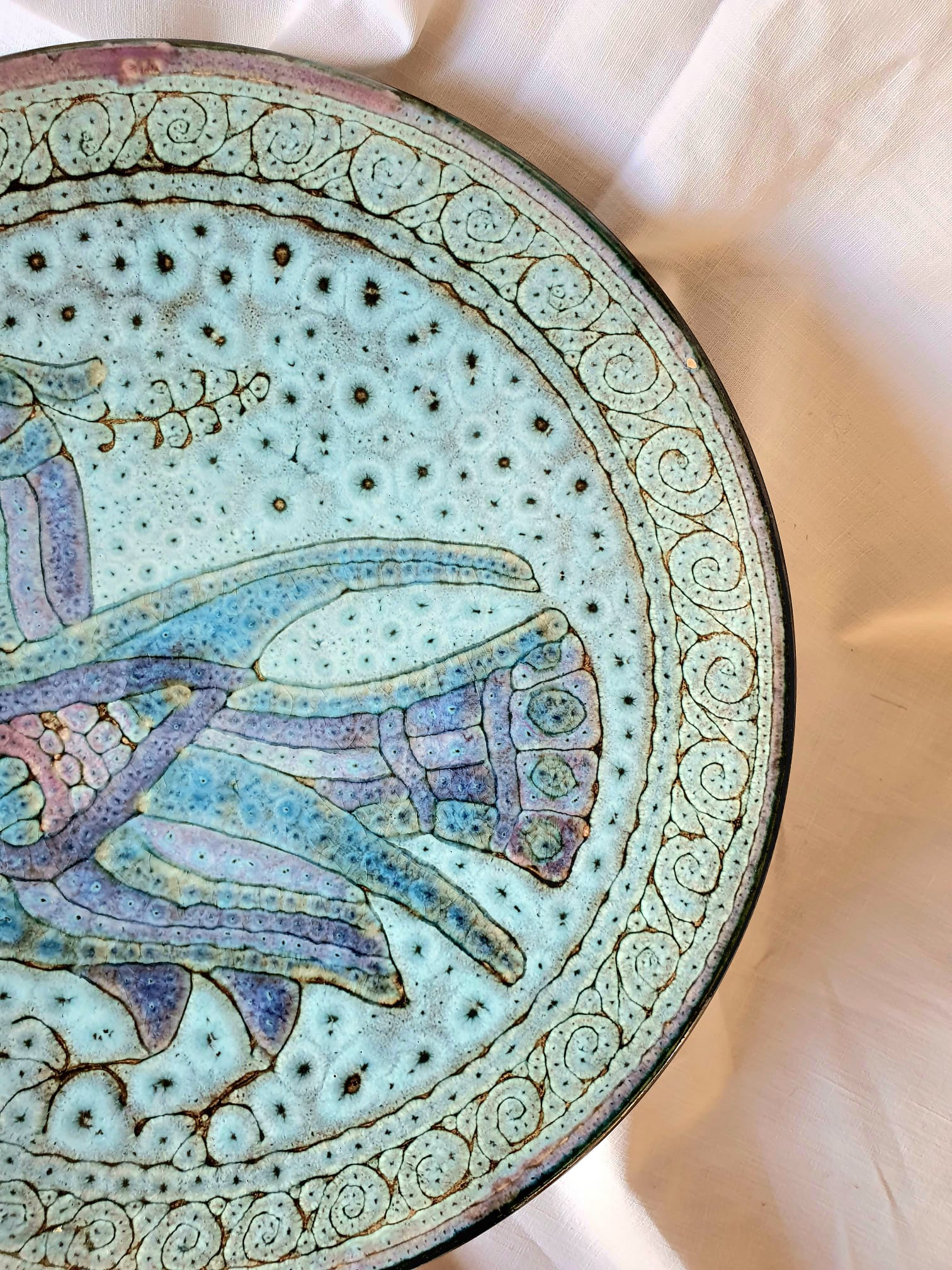 Decorative dish Danuta Le Henaff 1982