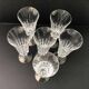 6 Arques crystal champagne flutes