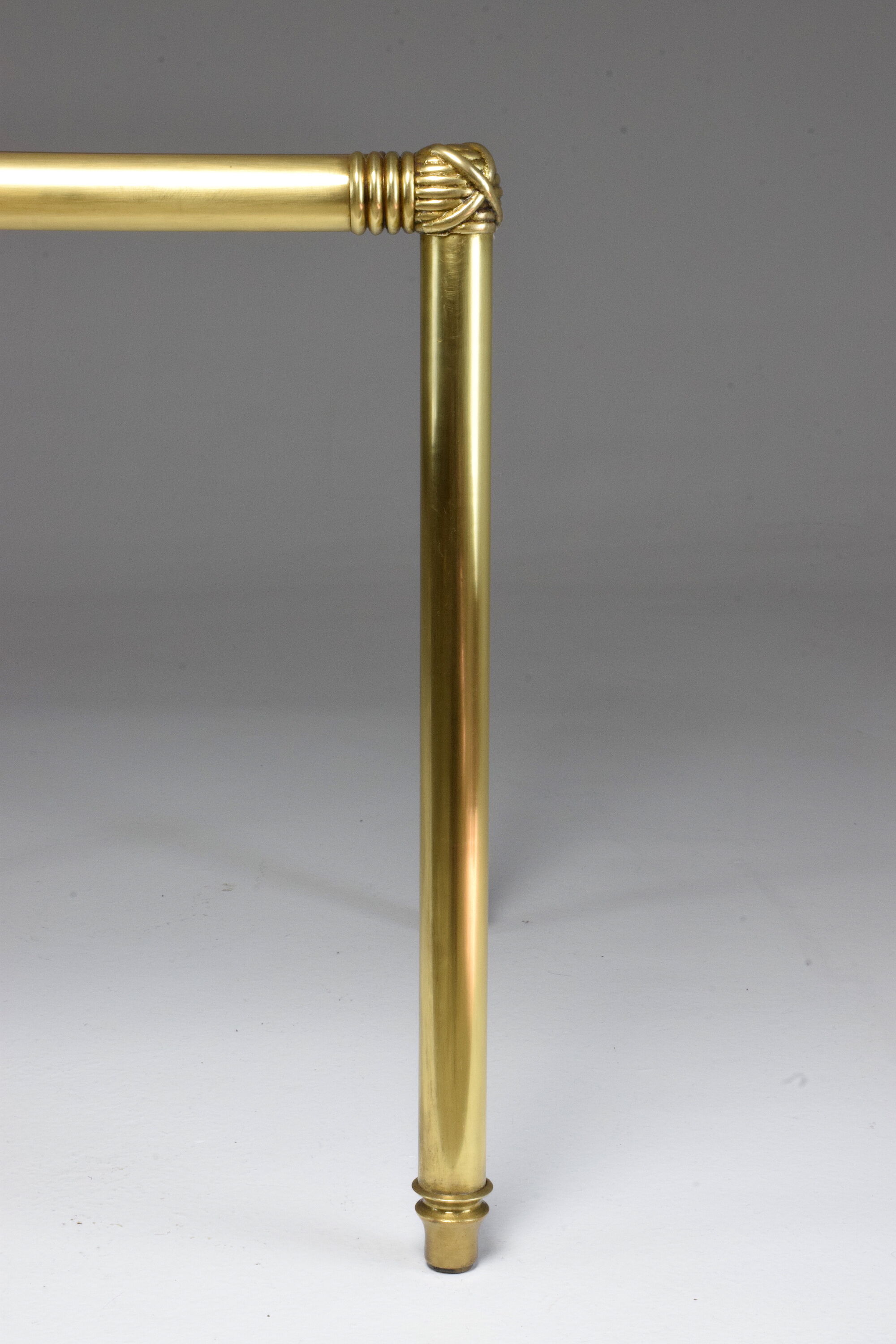 French Table of Appoint Vintage in Brass, 70s