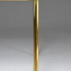 French Table of Appoint Vintage in Brass, 70s