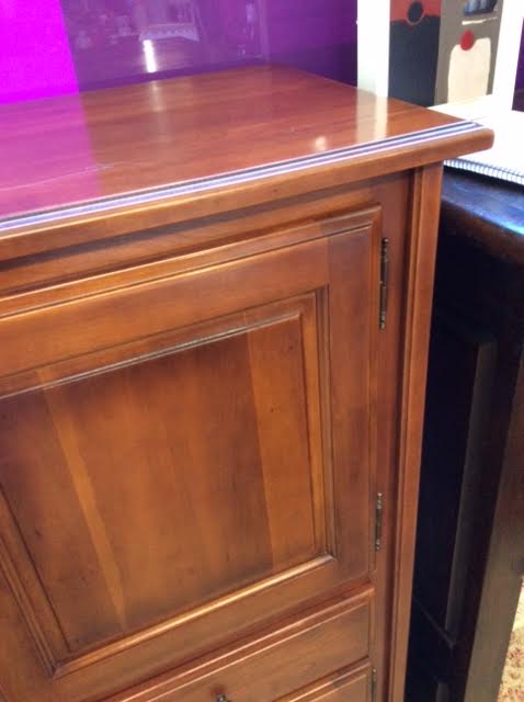 Cherry wood support cabinet