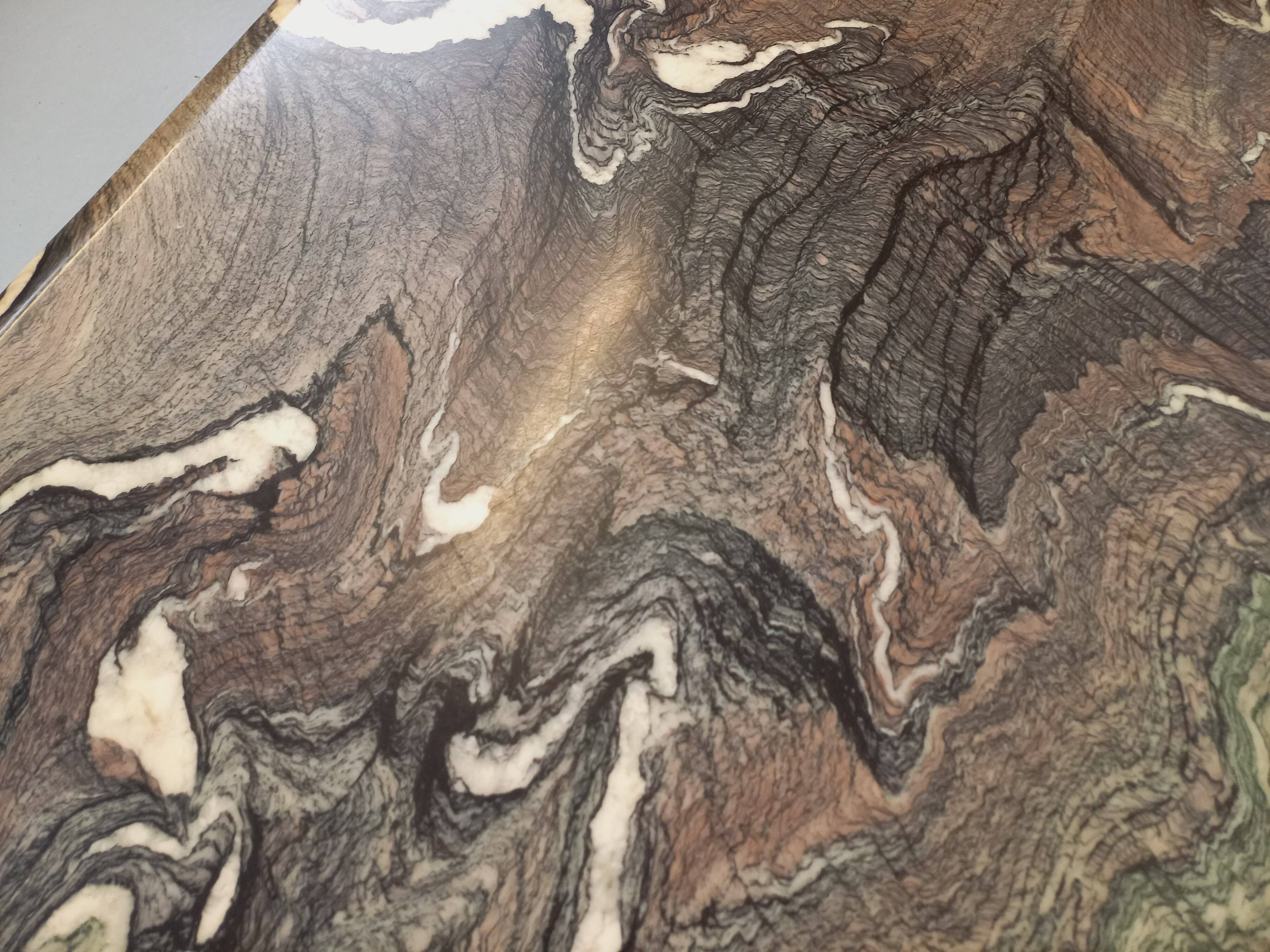 Vintage marble coffee table from the 1970s.