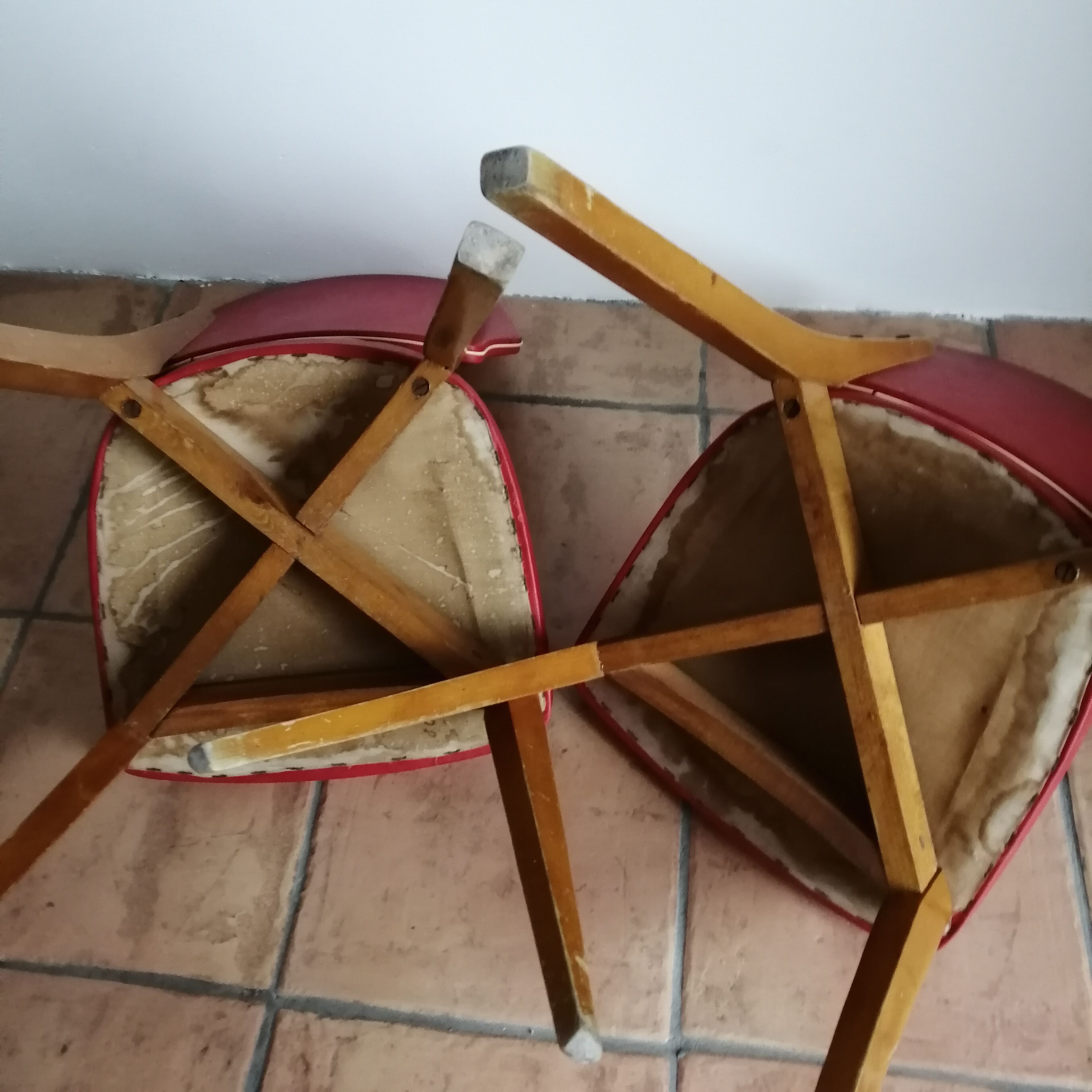 Pair of chairs 50-60s