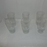 Set of 6 baccarat crystal mugs