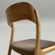 Baumann sleigh chairs – light oak & original fabric