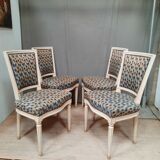 Set of 4 Louis XVI style chairs