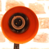 Vintage orange desk spot lamp 60"s