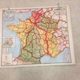 Vidal-Lablache Map No. 7 France Railways