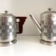 Tea & Coffee Service Pieces Silver-Plated Metal Art Deco A.S Stamp