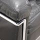 LC2 armchair in black leather – Design Le Corbusier, Pierre Jeanneret & Charlotte Perriand