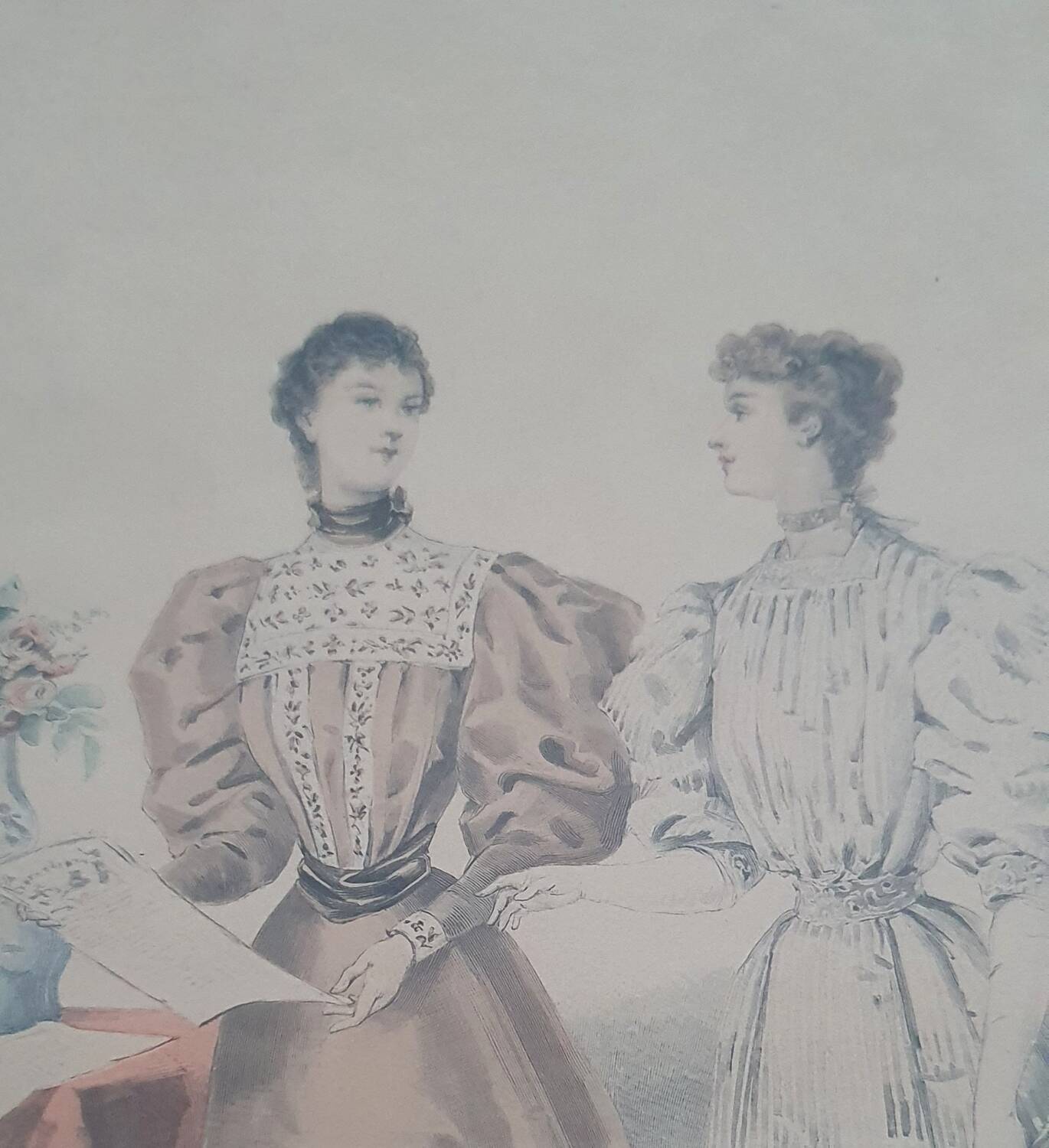 19th century fashion print