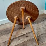 Side coffee table compass feet