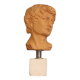 Tête d’Apollon en terre cuite sculptée à la main