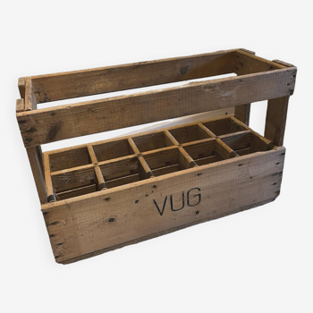 VUG wooden bottle rack 1930/40