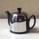 Guy Degrenne salam calorifuge teapot 4 ceramic cups - vintage chrome 70