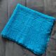 Vintage blue crochet granny blanket