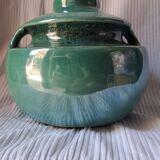 Vase boule vert turquoise
