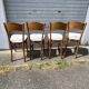 (Lot) 4 Chaises Bistrot Vintage (Restaurées)