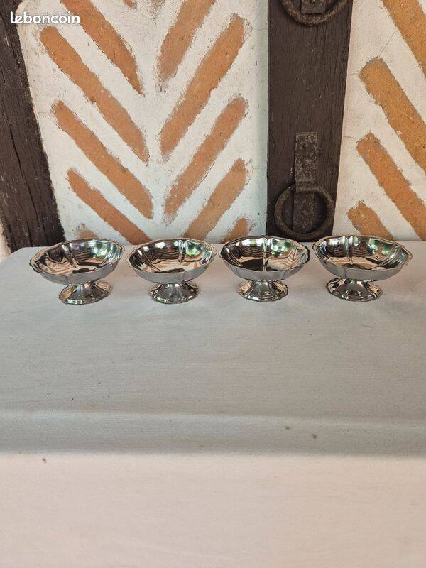 Louis XV ice cream dessert bowls Guy Degrenne
