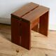 Large stool, selection by Charlotte Perriand for Les Arcs, France, 1960
