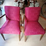 Pair of bridge chairs