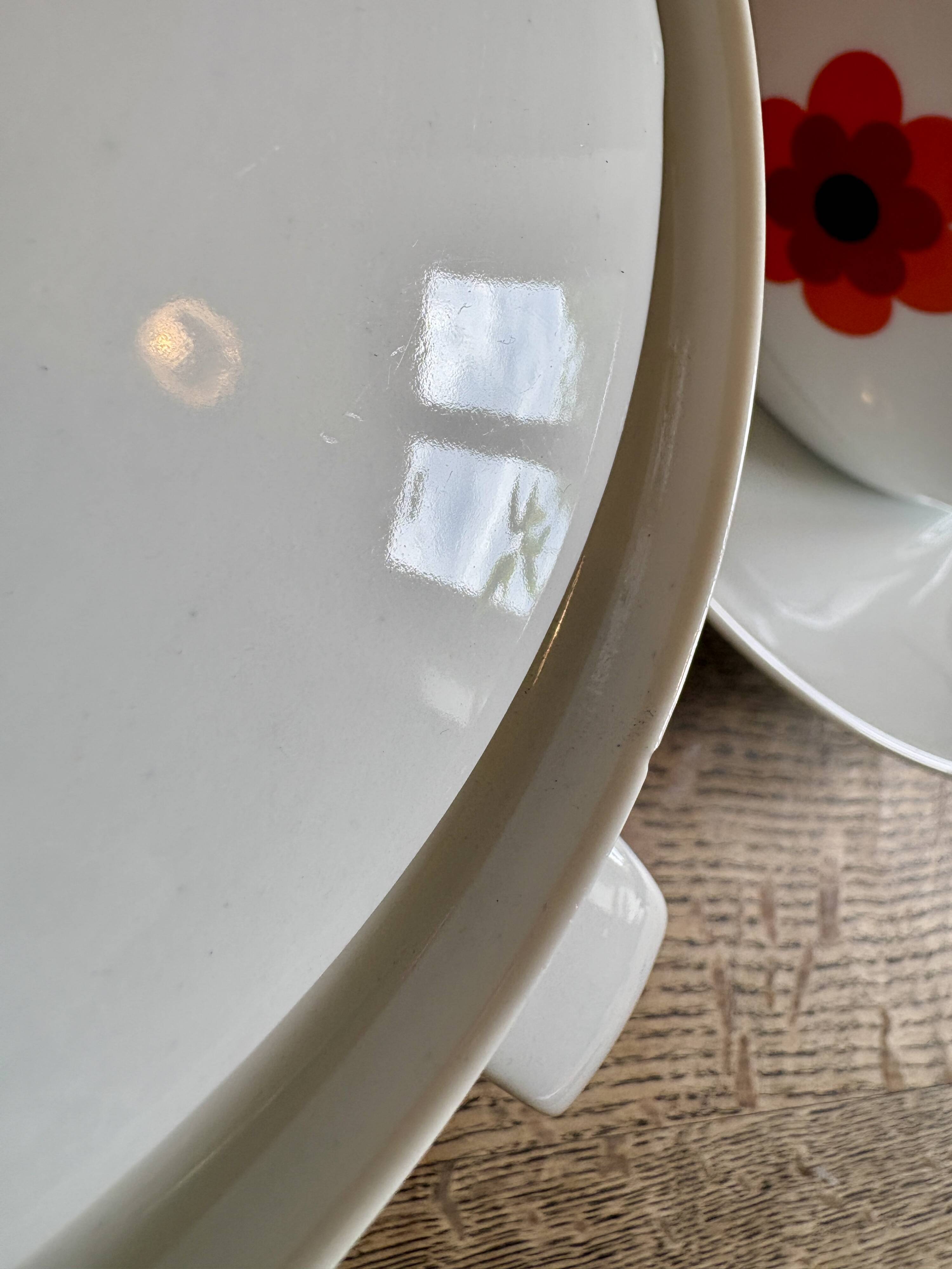 Lot de 3 plats de service vintages Scherzer Bavaria