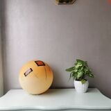 Glass globe lamp from the 1980s