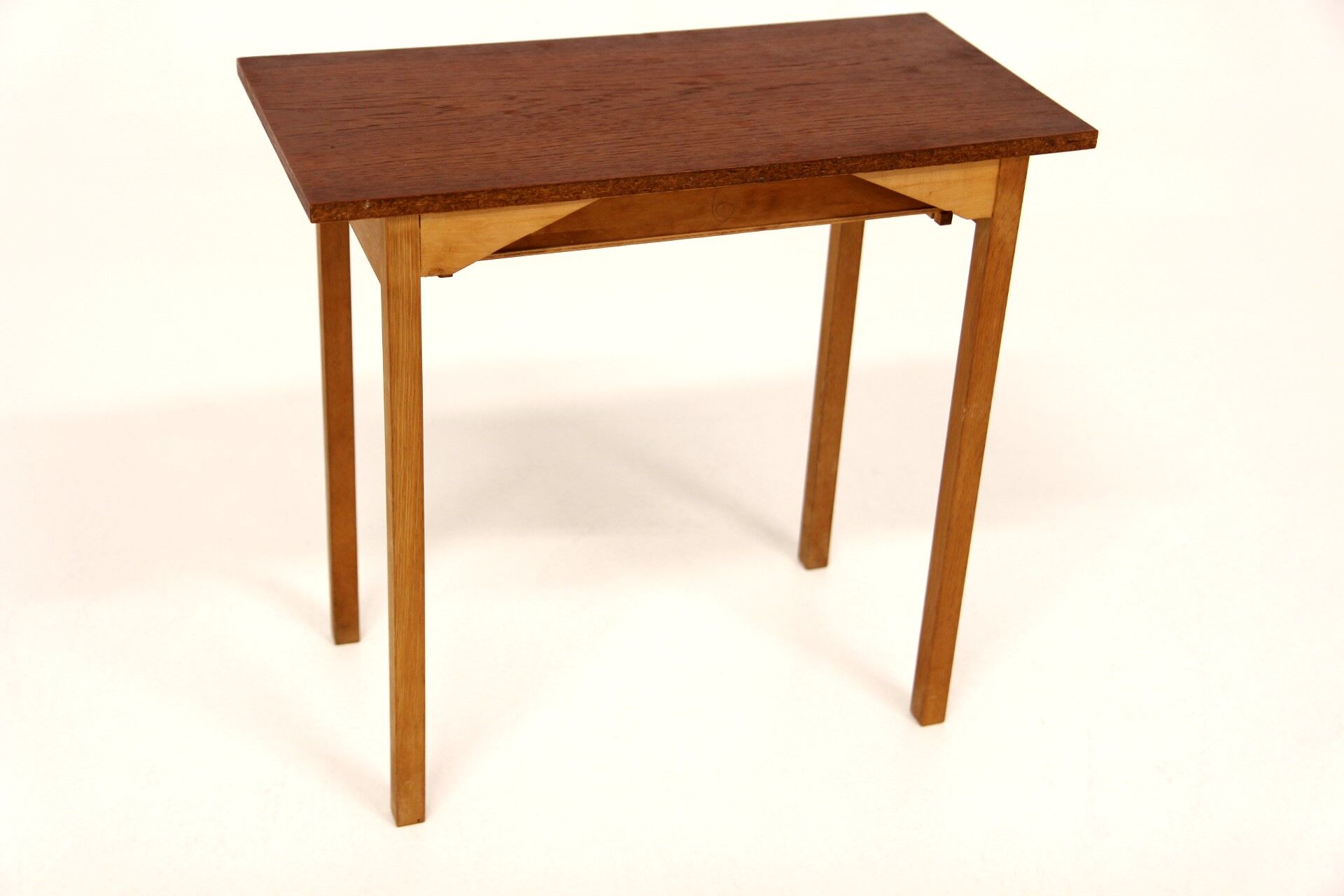 Teak bedside table, Glas & Trä, Sweden, 1960