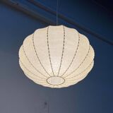 Modern mid-century Cocoon pendant lamp by Friedel Wauer for Goldkant Leuchten, Germany, 1960s.