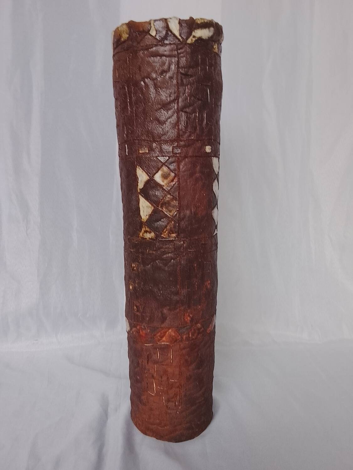 Terracotta vases with tribal decoration